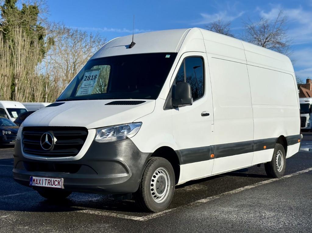 Mercedes Sprinter 317 L3H2-26.900€-Leasing 1.208€/M-REF 2818, Auto's, Stof, Euro 6, Wit, Mercedes-Benz