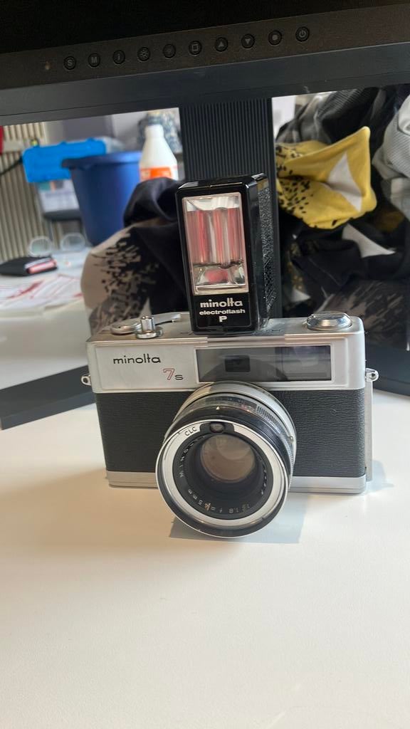 Minolta 7s analoge camera, Ophalen of Verzenden, Zo goed als nieuw, Compact, Minolta