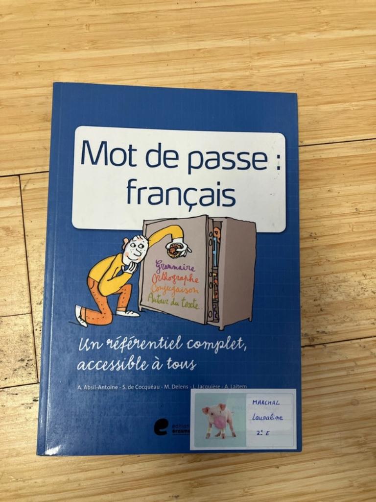 Mot de passe français - Hatier, Livres, Enlèvement ou Envoi, Comme neuf, Enseignement secondaire inférieur, Français