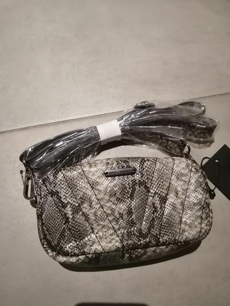 Clutch / handtasje Karen by Simonsen, Handtassen en Accessoires, Tassen | Damestassen, Ophalen of Verzenden, Nieuw, Grijs, Avondtasje