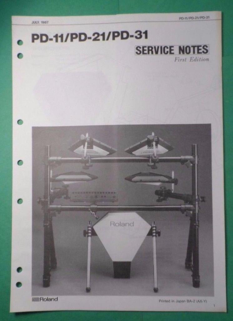 Set de 5 pads de batterie Roland Vintage, Musique & Instruments, Batteries & Percussions, Enlèvement, Comme neuf, Roland, Électronique