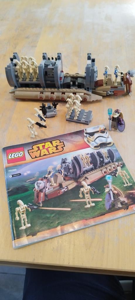 Lego Star Wars 75086 Trooper Transport, Ophalen of Verzenden, Gebruikt, Complete set, Lego