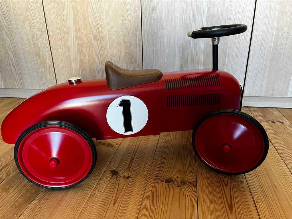 Retro loopauto kind, Kinderen en Baby's, Speelgoed | Buiten | Voertuigen en Loopfietsen, Ophalen, Zo goed als nieuw