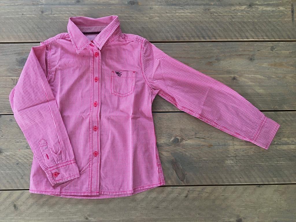 ESPRIT, jolie chemisière/chemise vichy blanc/rouge 116, Enlèvement ou Envoi, Chemise ou Chemisier, Comme neuf, Esprit