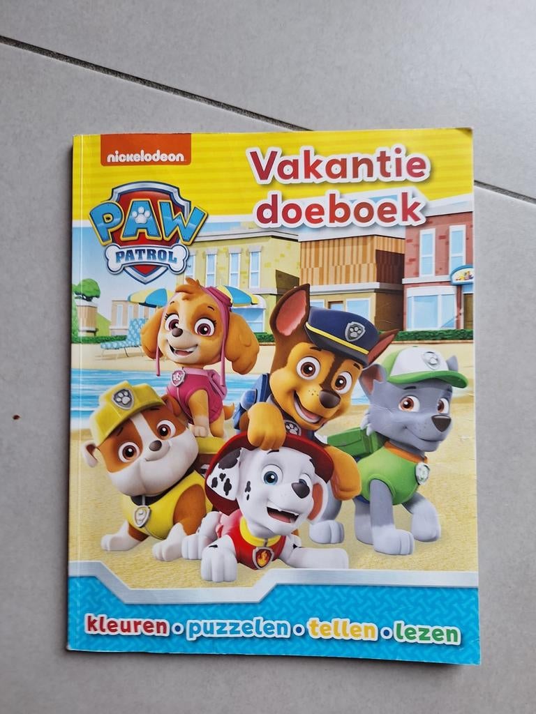Paw Patrol Vakantie doeboek, Ophalen of Verzenden, Gelezen, Nickelodeon