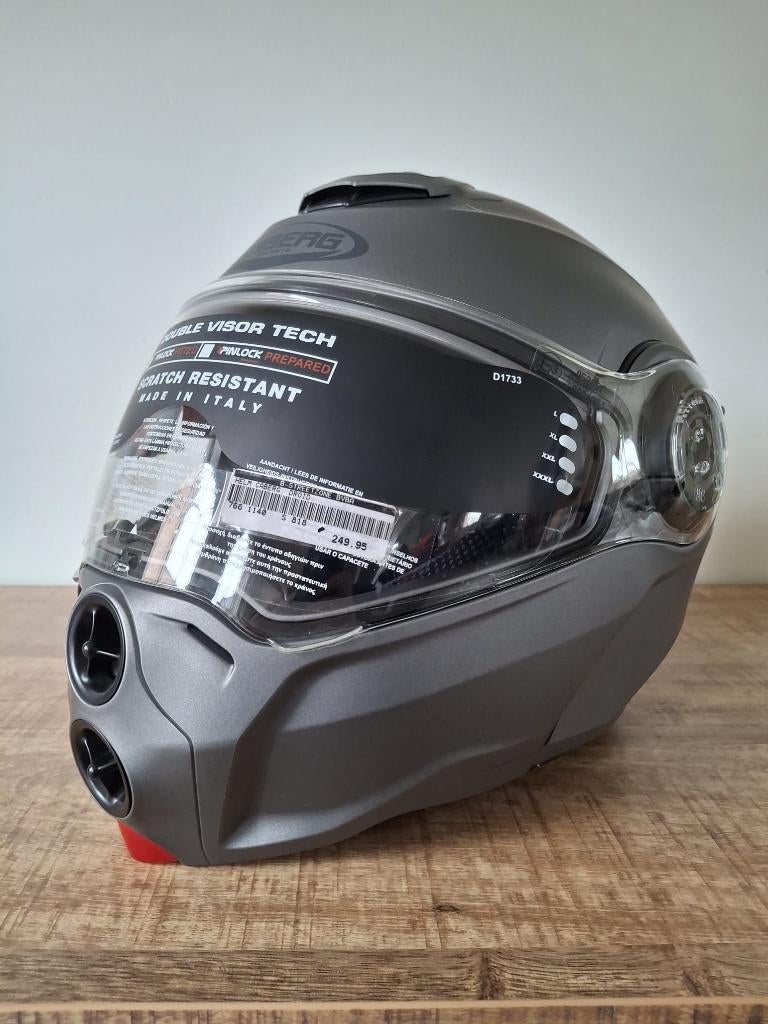 STOCKDEALS! Motorhelm Jet- Caberg Droid (Maat S), Systeemhelm, S, Caberg, Ophalen