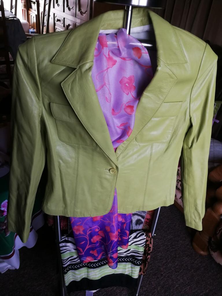 Veste en cuir Tintoretto, Kleding | Dames, Ophalen of Verzenden, Gedragen, Wit