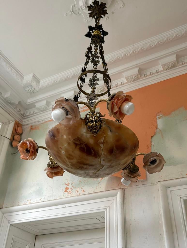 Lustre ancien, Maison & Meubles, Enlèvement, Utilisé, Autres matériaux