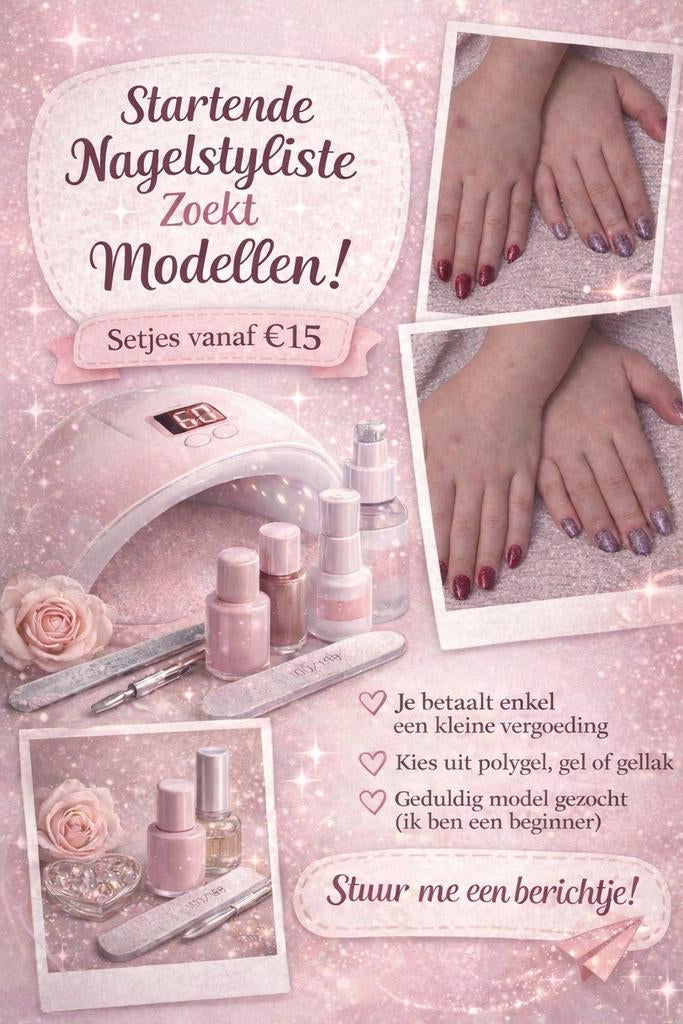 Beginnende nagelstyliste, Ophalen of Verzenden