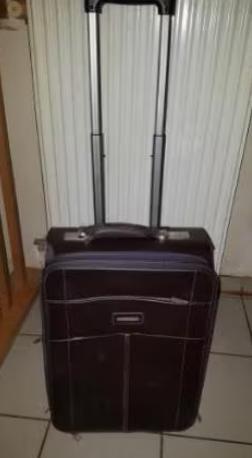 mc greggor reiskoffer leder, Ophalen, Bruin, 80 cm of meer, Zo goed als nieuw