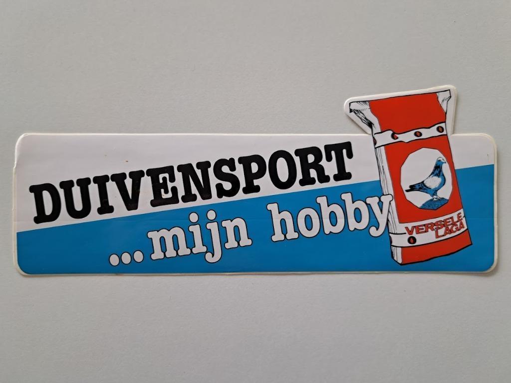 Vintage Sticker - Versele Laga - Duivensport Mijn Hobby, Verzamelen, Ophalen of Verzenden, Zo goed als nieuw, Dier en Natuur