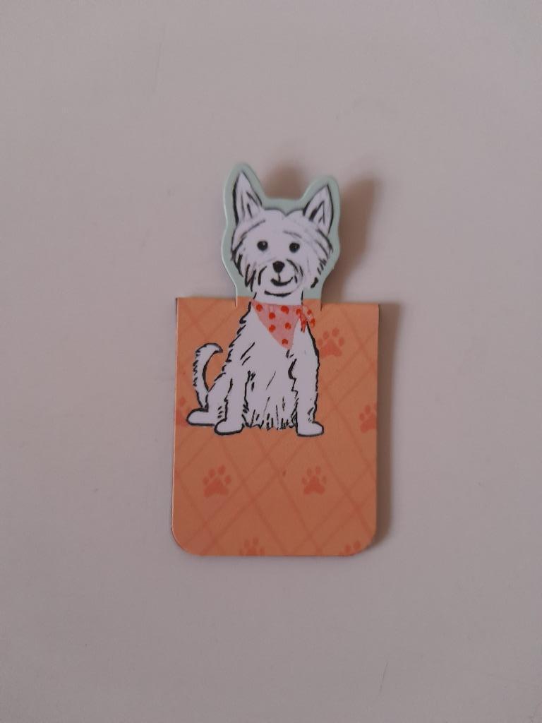 Bladwijzer hond - Westie, Ophalen of Verzenden, Nieuw, Dier
