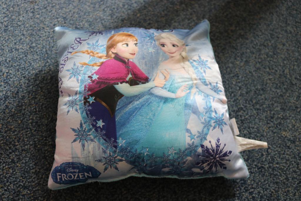 kussen Anna en Elsa, Ophalen of Verzenden, Zo goed als nieuw, Kleed of Kussen