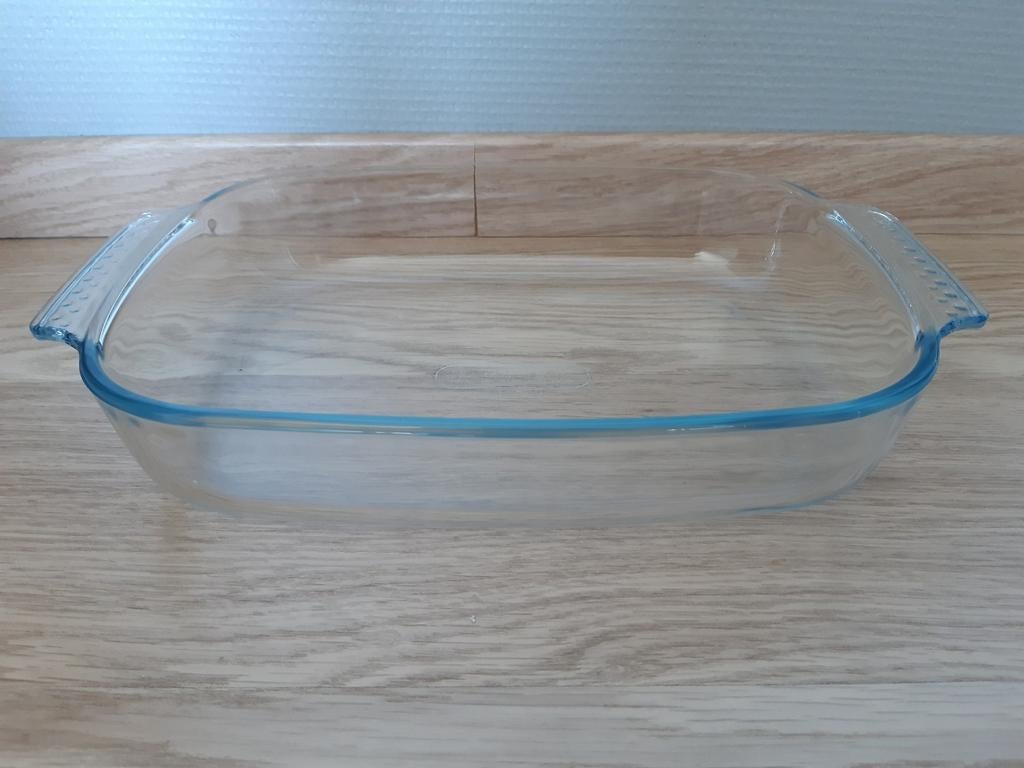 Rechthoekige ovenschaal Pyrex, Ophalen, Gebruikt, Glas