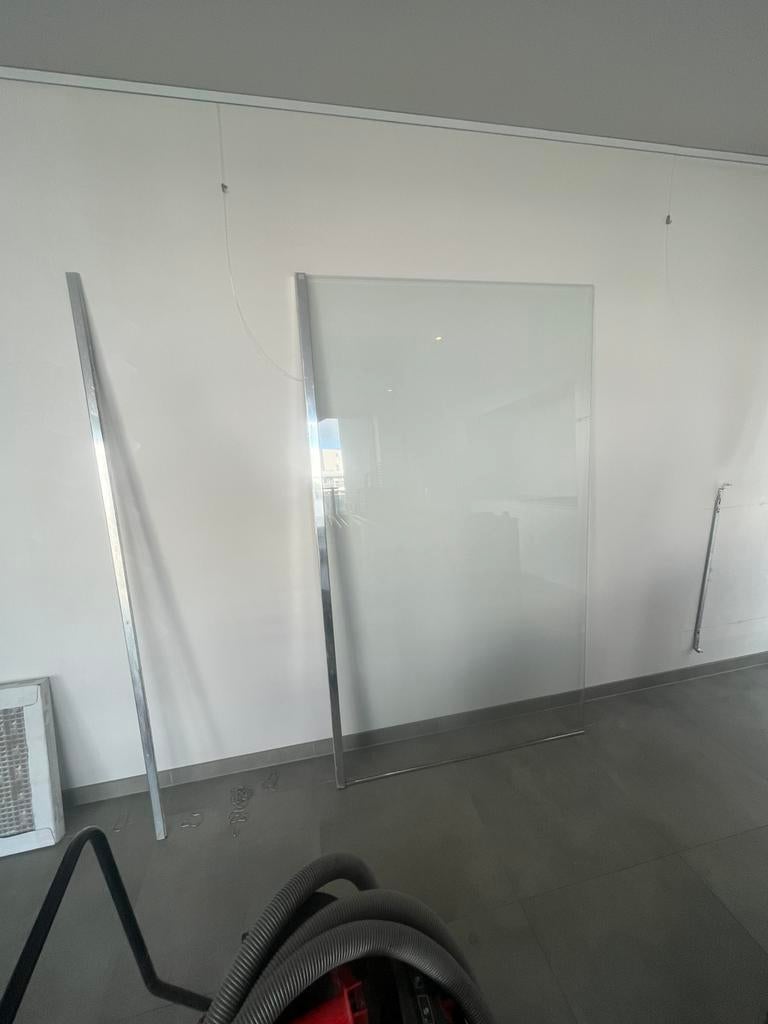 Glazen douche wand 1200x2000, Ophalen, Zo goed als nieuw, Glas, Douche