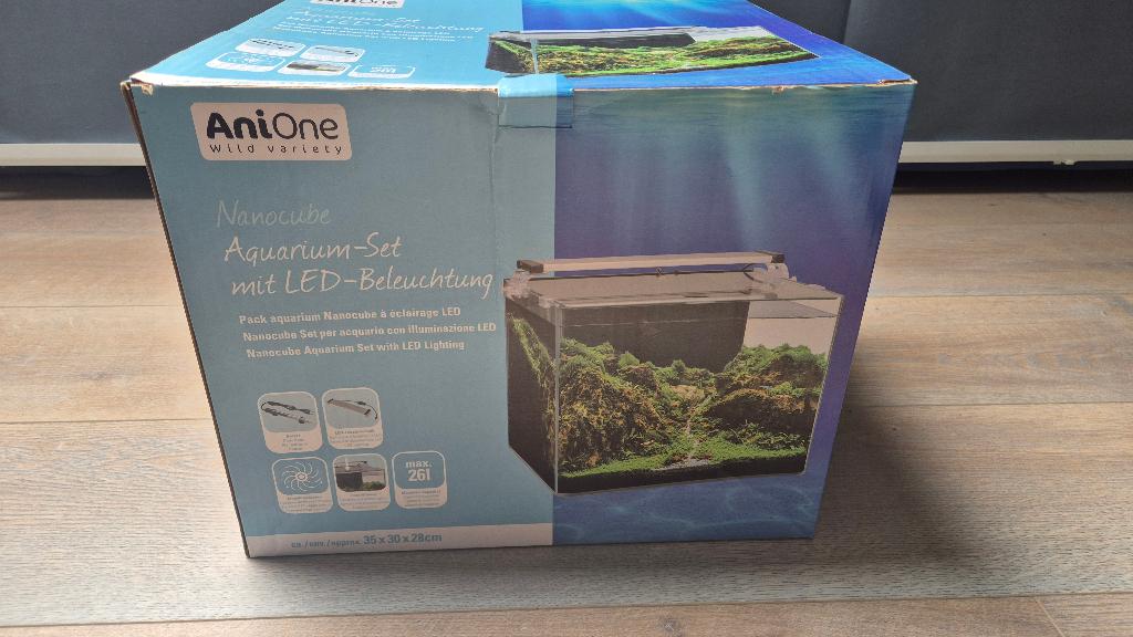 aquarium, Dieren en Toebehoren, Ophalen, Verwarming, Zo goed als nieuw, Leeg aquarium