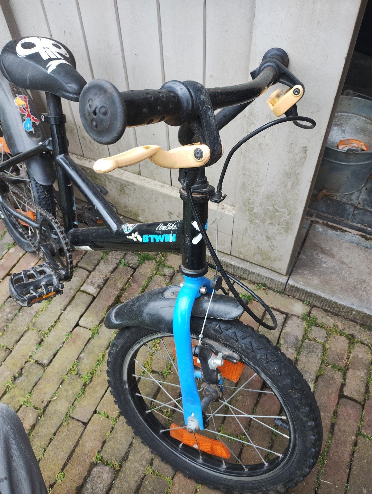 16inch fietsje piraten., Ophalen, Velgrem, Btwin Decathlon, 16 tot 20 inch