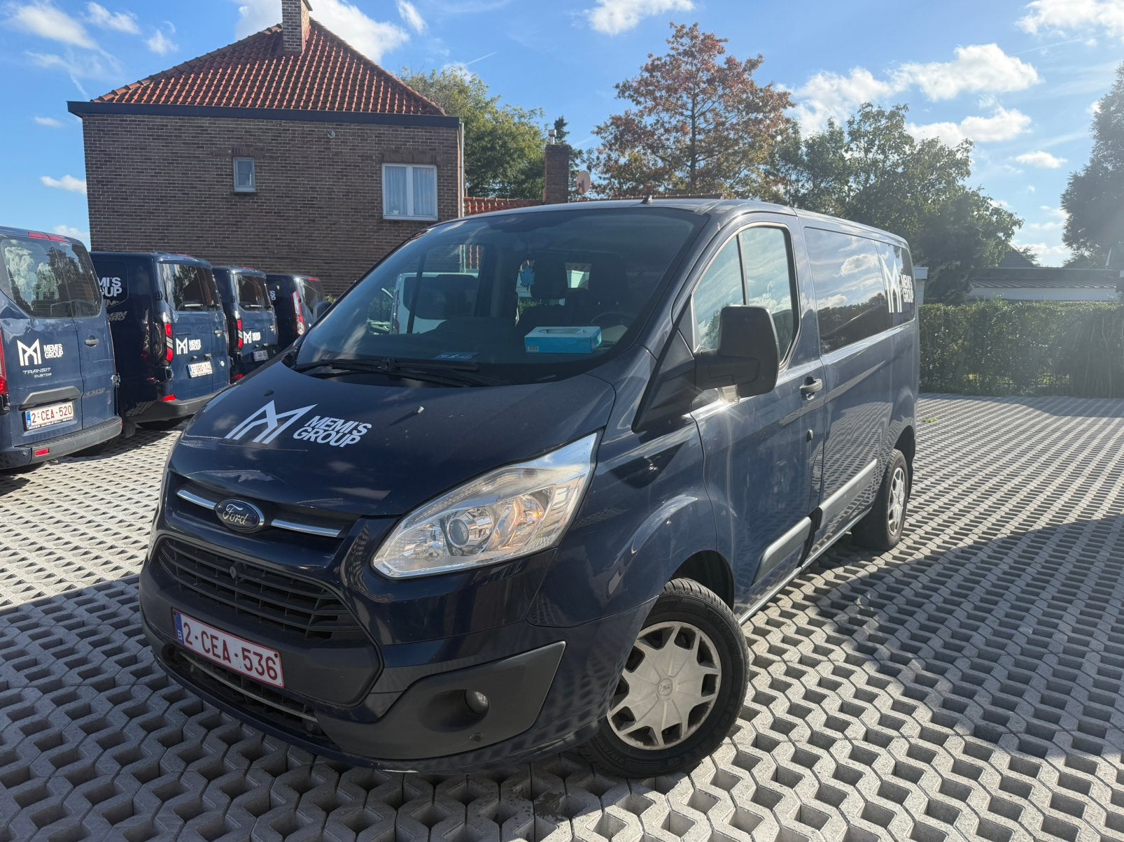Ford Custom 2.0TDCI Airco 9 Zitplaats 2017 / 276.000km, Auto's, Voorwielaandrijving, Dealer onderhouden, 1995 cc, Euro 6