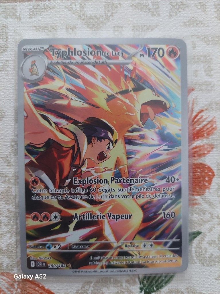 Pokémon - Rivalités Destinées - Typhlosion de Luth 190/182, Enlèvement ou Envoi, Comme neuf, Cartes en vrac