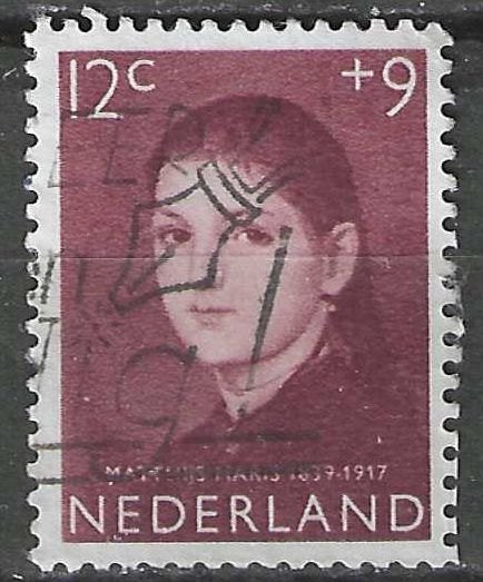 Pays-Bas 1957 - Yvert 653 - Matthijs Maris (ST), Envoi, Affranchi