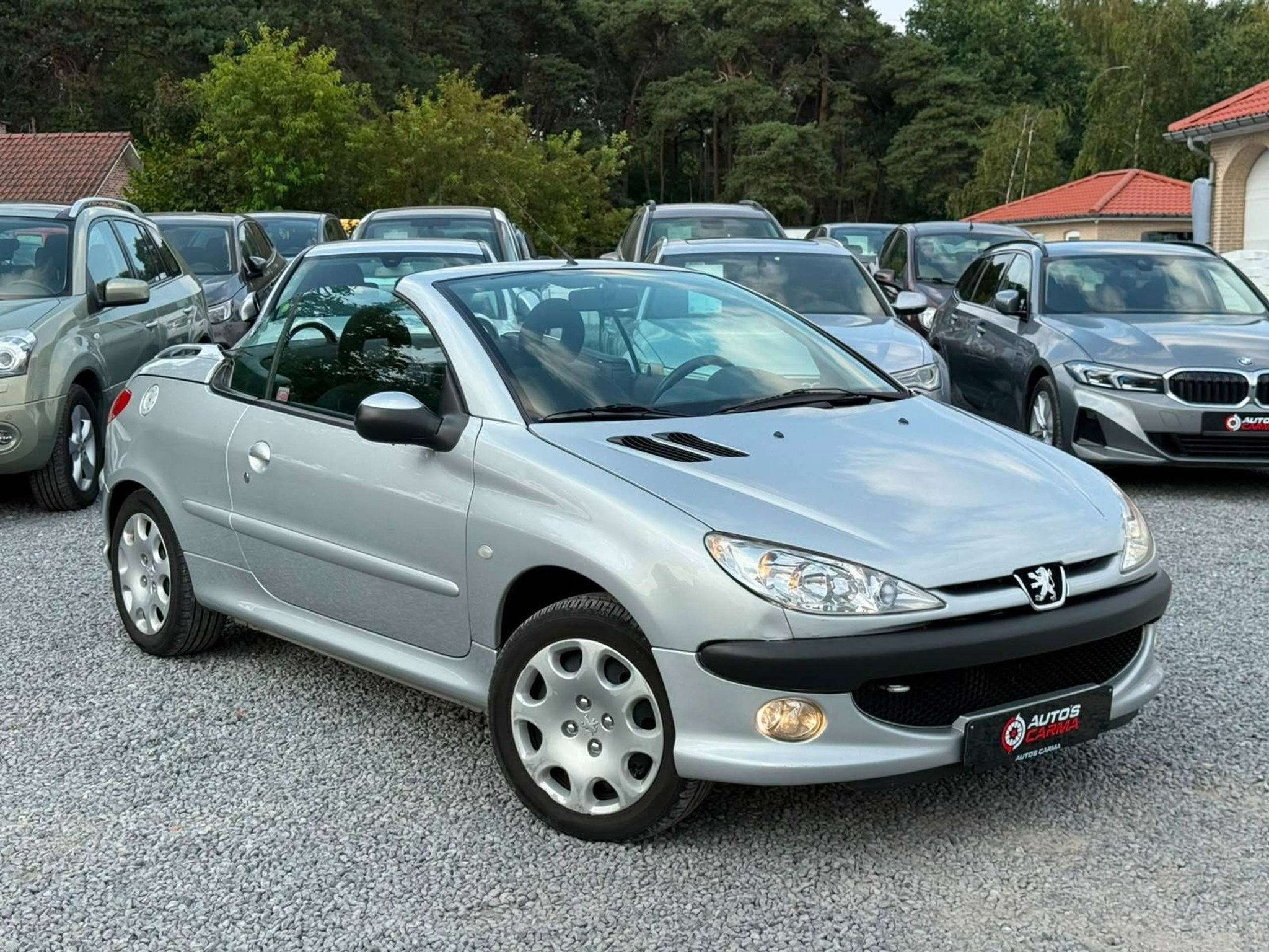 Peugeot 206 Benzine Cabrio 110 Pk Zeer Proper, Auto's, Peugeot, 4 zetels, Gebruikt, Zwart, 4 cilinders