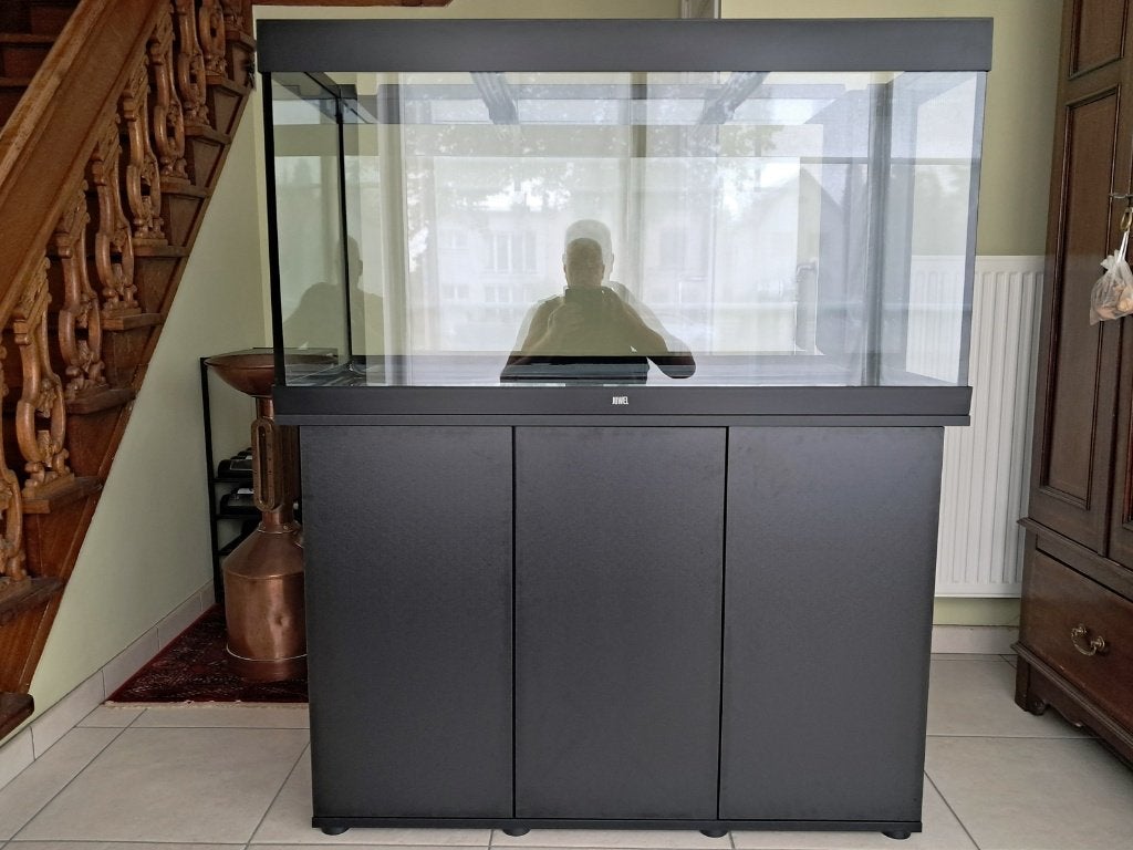 Juwel Rio 350 zwart, Dieren en Toebehoren, Ophalen, Verwarming, Zo goed als nieuw, Leeg aquarium