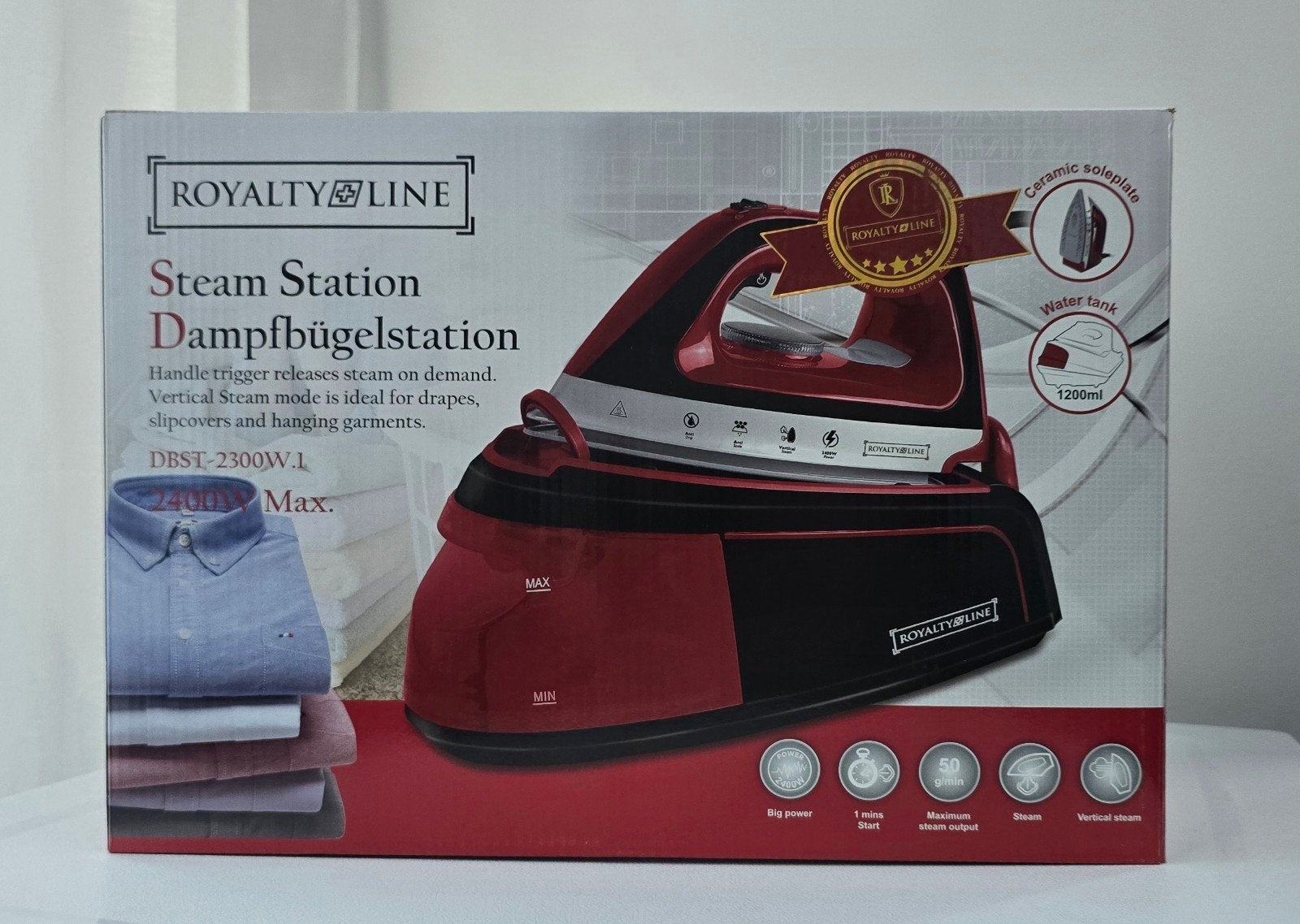 2x Royalty Line Stoomgenerator DBST-2300W.1–Nieuw&Verzegeld!, Ophalen