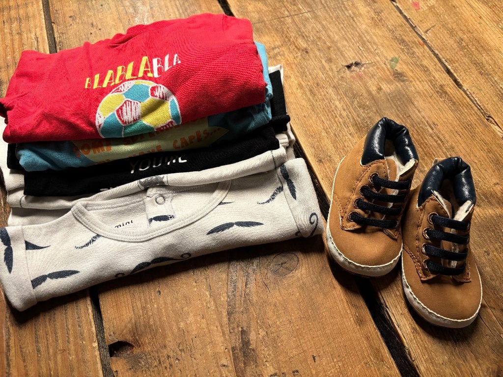 Pakket jongen maat 56, Kinderen en Baby's, Ophalen, Zo goed als nieuw, Jongetje, Setje