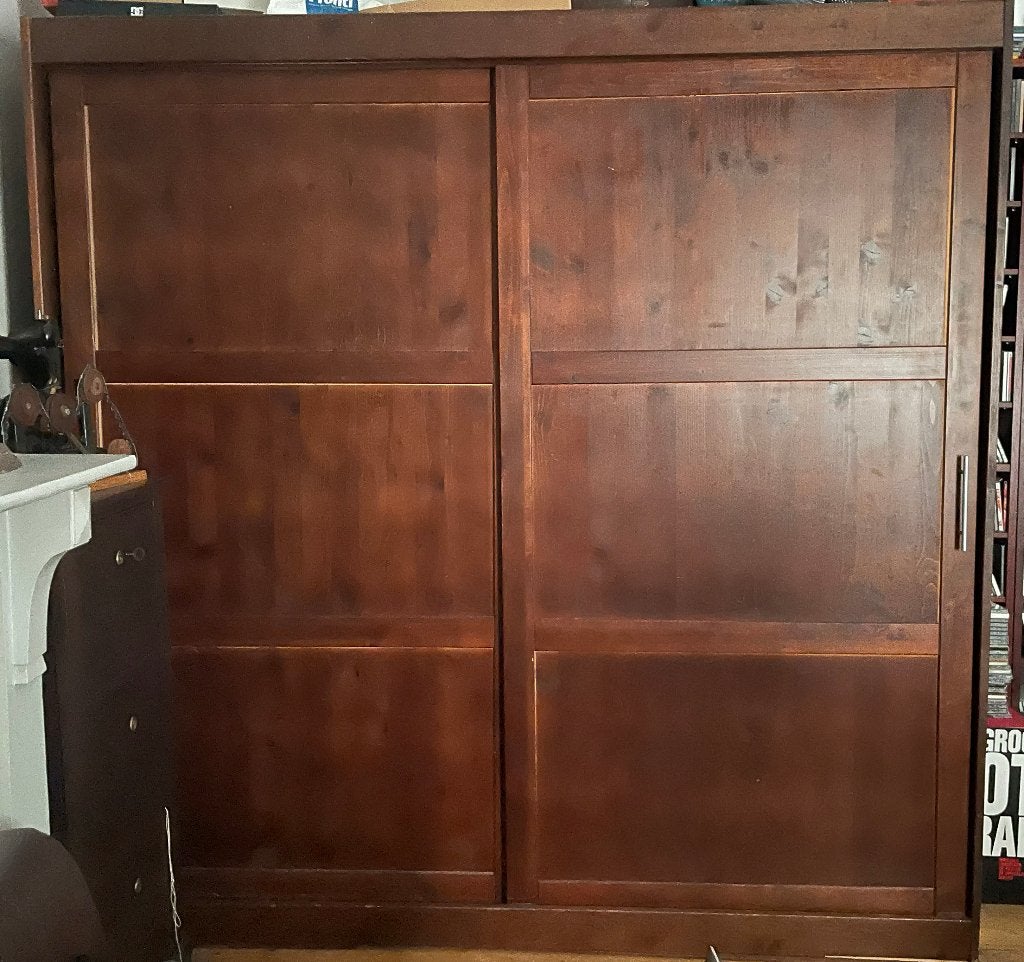 Kleerkast 2m op 2m met schuifdeuren, Huis en Inrichting, Kasten | Kleerkasten, Ophalen, Met deur(en), Gebruikt, 200 cm of meer