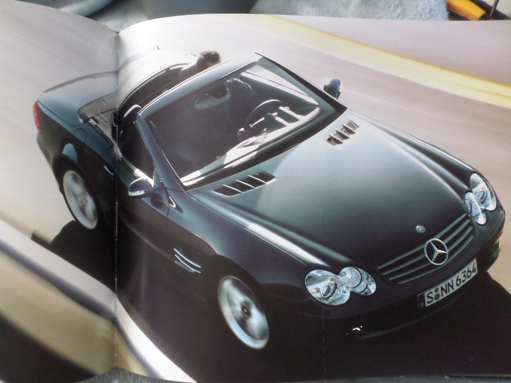 Mercedes 500 SL & 55 AMG 2001 Boek, Boeken, Ophalen of Verzenden, Mercedes