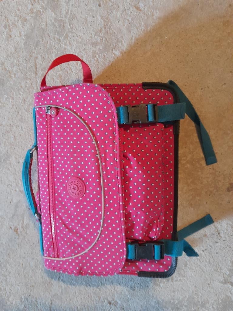 Boekentas kipling, Handtassen en Accessoires, Tassen | Schooltassen, Ophalen of Verzenden, Zo goed als nieuw, Roze, Rugtas