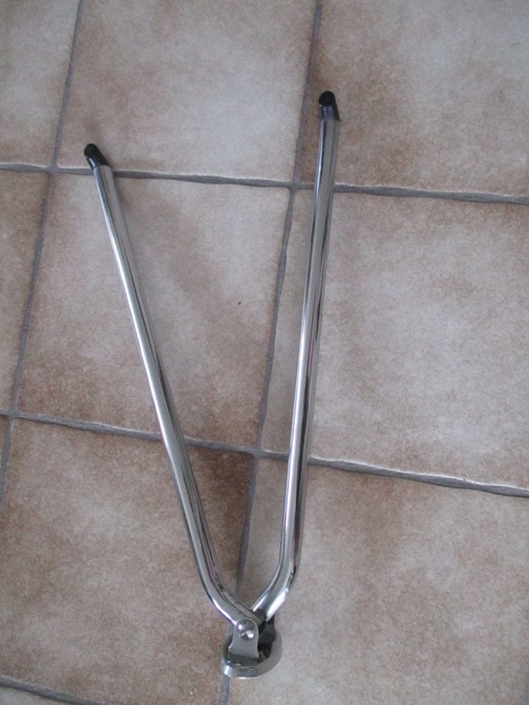 Inox houder voor handdoeken., Ophalen of Verzenden, Zo goed als nieuw, Inox, Overige typen