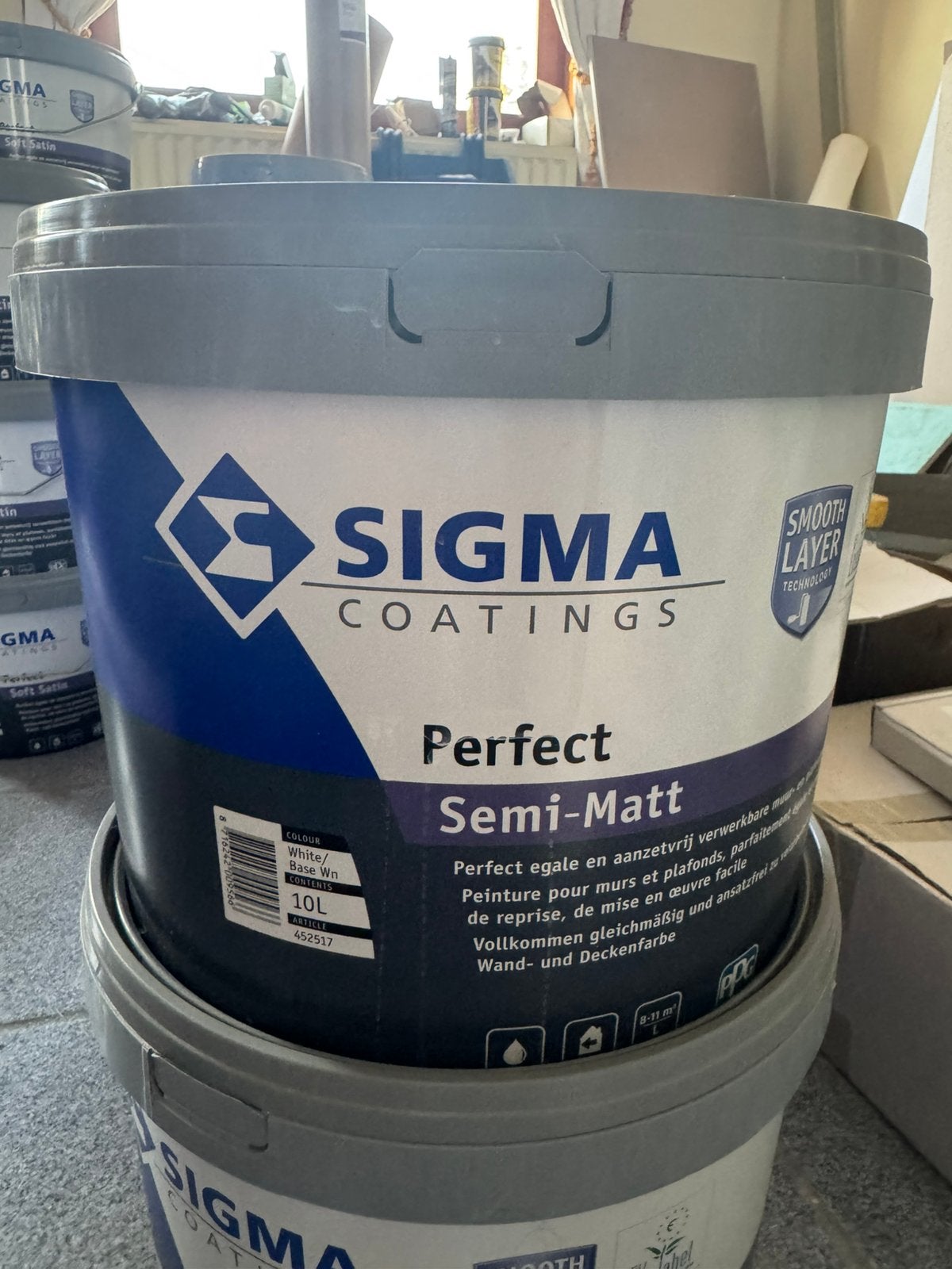 Peinture Sigma et Sikkens NEUF, Bricolage & Construction, Peinture, Vernis & Laque, Neuf, Enlèvement, Peinture, 5 à 10 litres