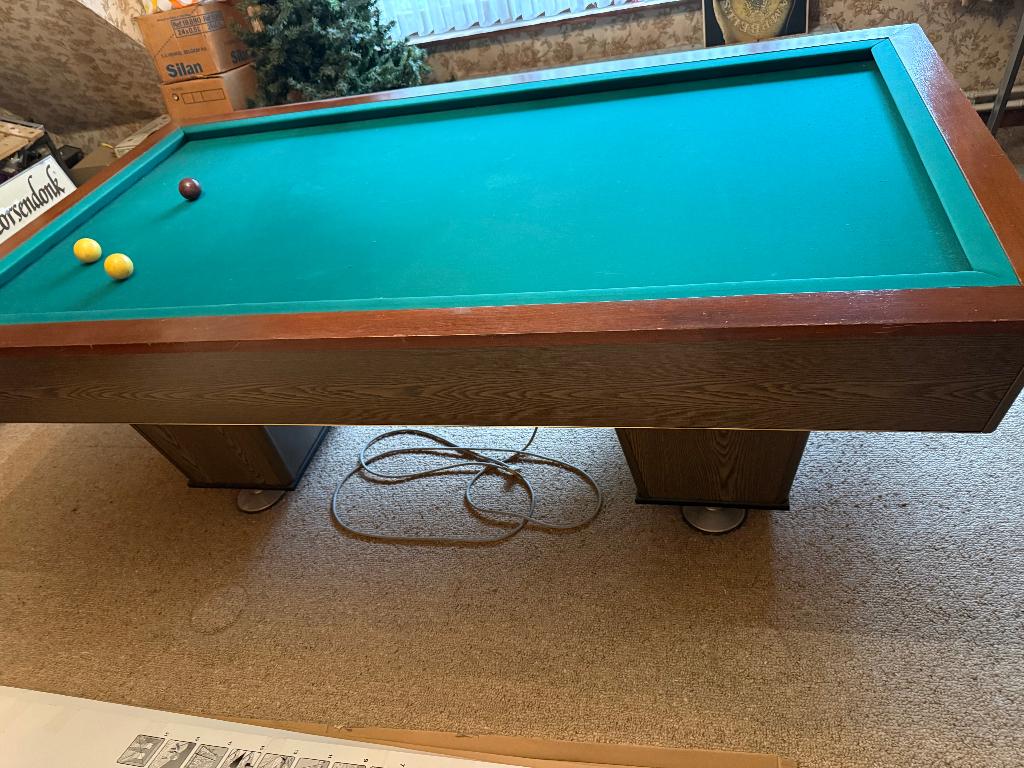 Vintage Biljarttafel, Ophalen, Gebruikt, Biljarttafel