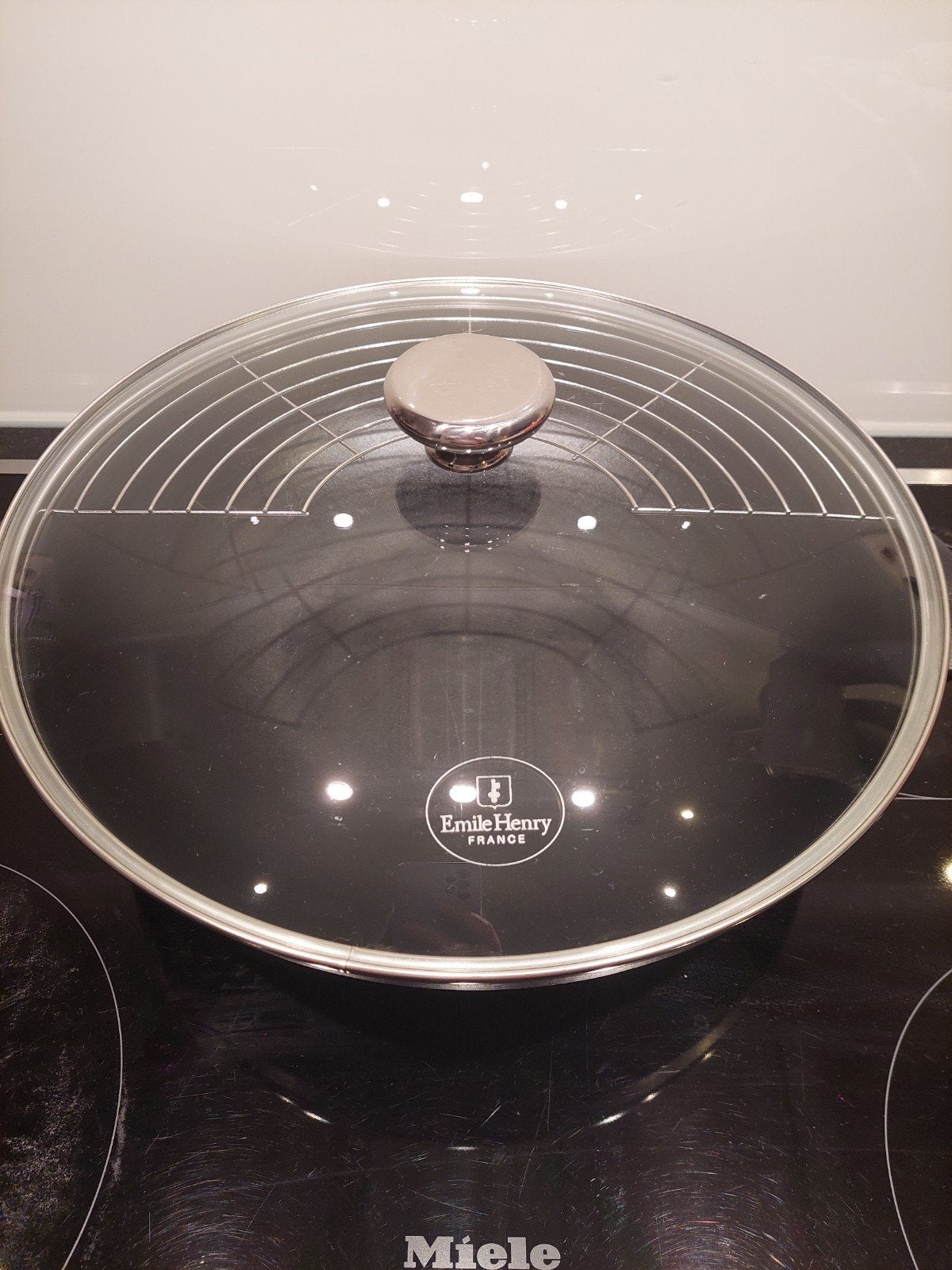 Wok Emile Henry, Geschikt voor inductie, Ophalen, Glas, Wok