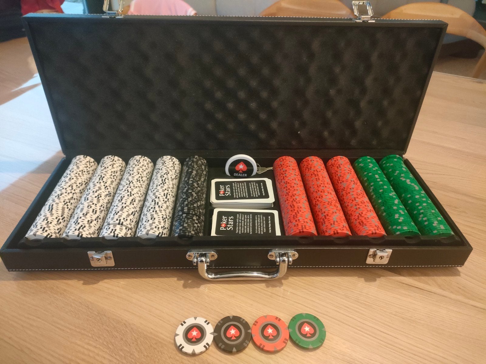 Luxe PokerStars Pokerset (500 Fiches) – Casinokwaliteit!, Ophalen of Verzenden