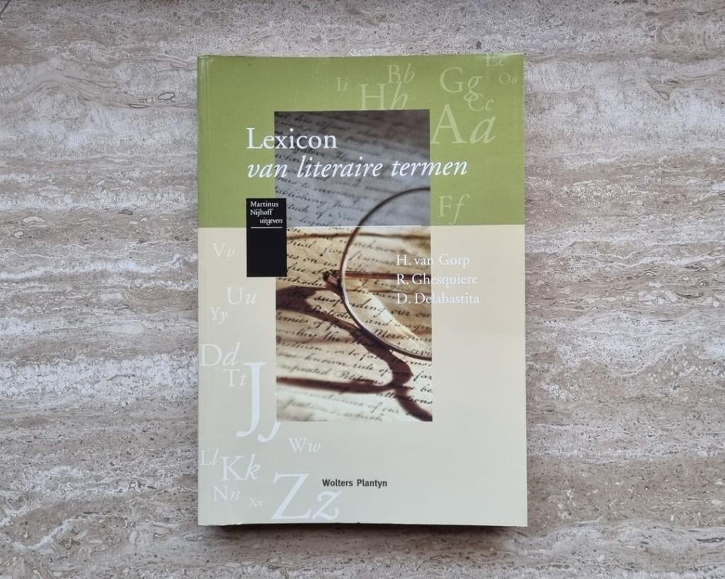 Lexicon van literaire termen, Hendrik van Gorp, Enlèvement ou Envoi, Comme neuf, Enseignement supérieur, Hendrik van Gorp