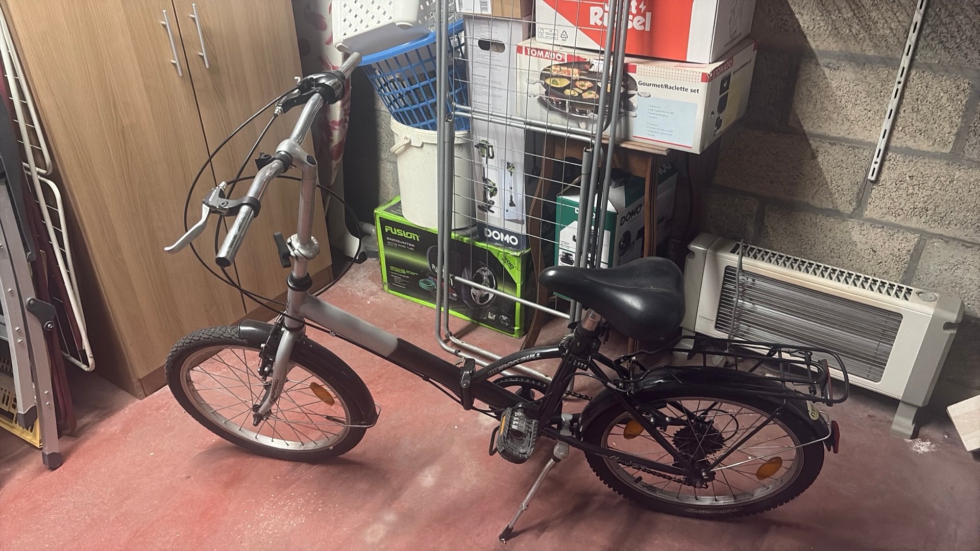 Plooifiets , vouwfiets, Fietsen en Brommers, Gebruikt, Velgrem, Versnellingen, Totaal opvouwbaar