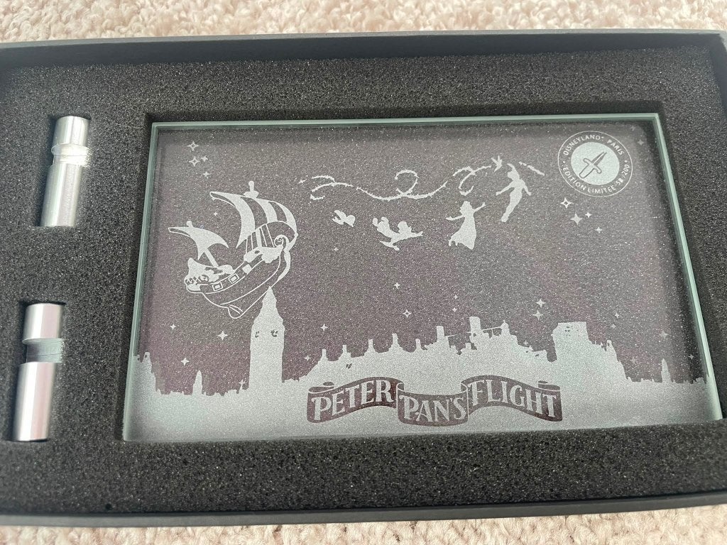 Carte postale en verre Arribas - Peter Pan - EL numérotée, Enlèvement, Neuf