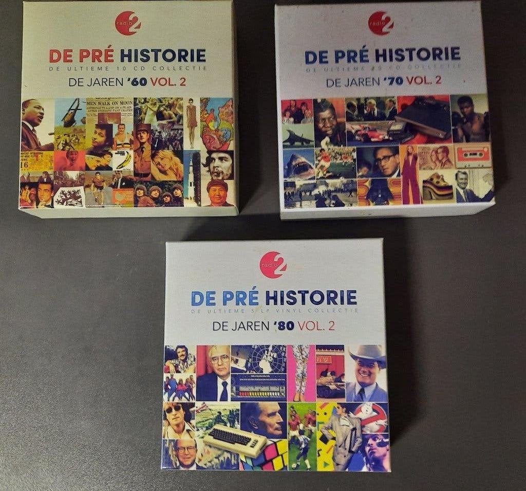 De Pré History - 3 coffrets de 10 CD, Enlèvement ou Envoi, Utilisé, Coffret
