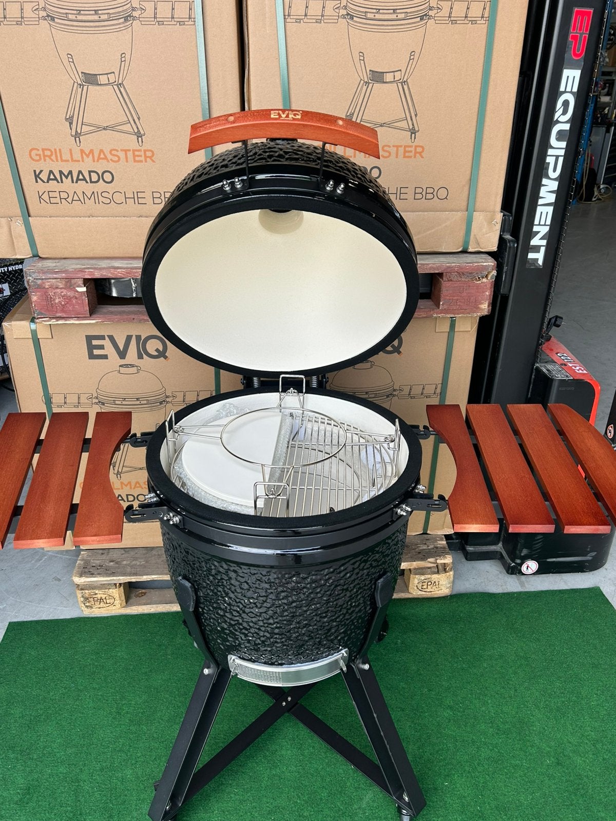 Nieuwe Eviq XL Kamado EGG barbecues 48cm grillrooster !!, Enlèvement, Neuf
