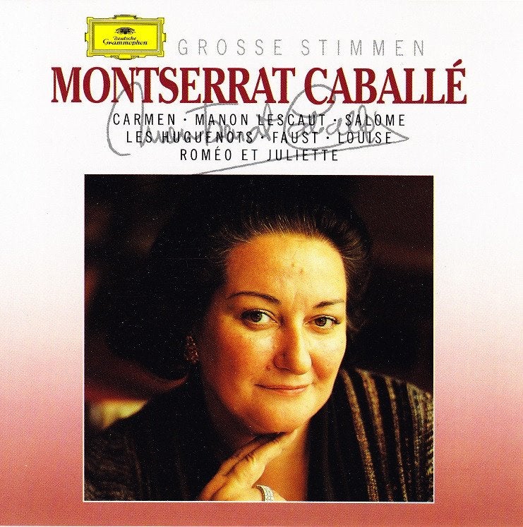 SALE--CD MONTSERRAT CABALLÉ - Grosse Stimmen, Verzenden
