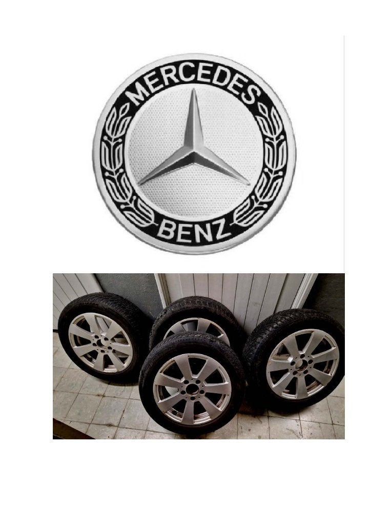 Jantes avec pneus 205/55/16 Mercedes A, B, C. All Seasons, Autos : Pièces & Accessoires, Pneus et Jantes, 4 Saisons, 16 pouces
