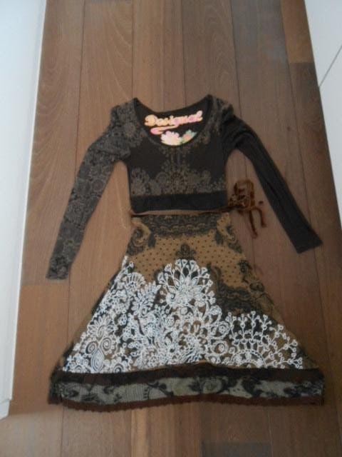 Desigual kleedje dame XS, Kleding | Dames, Bruin, Ophalen of Verzenden, Knielengte, Desigual