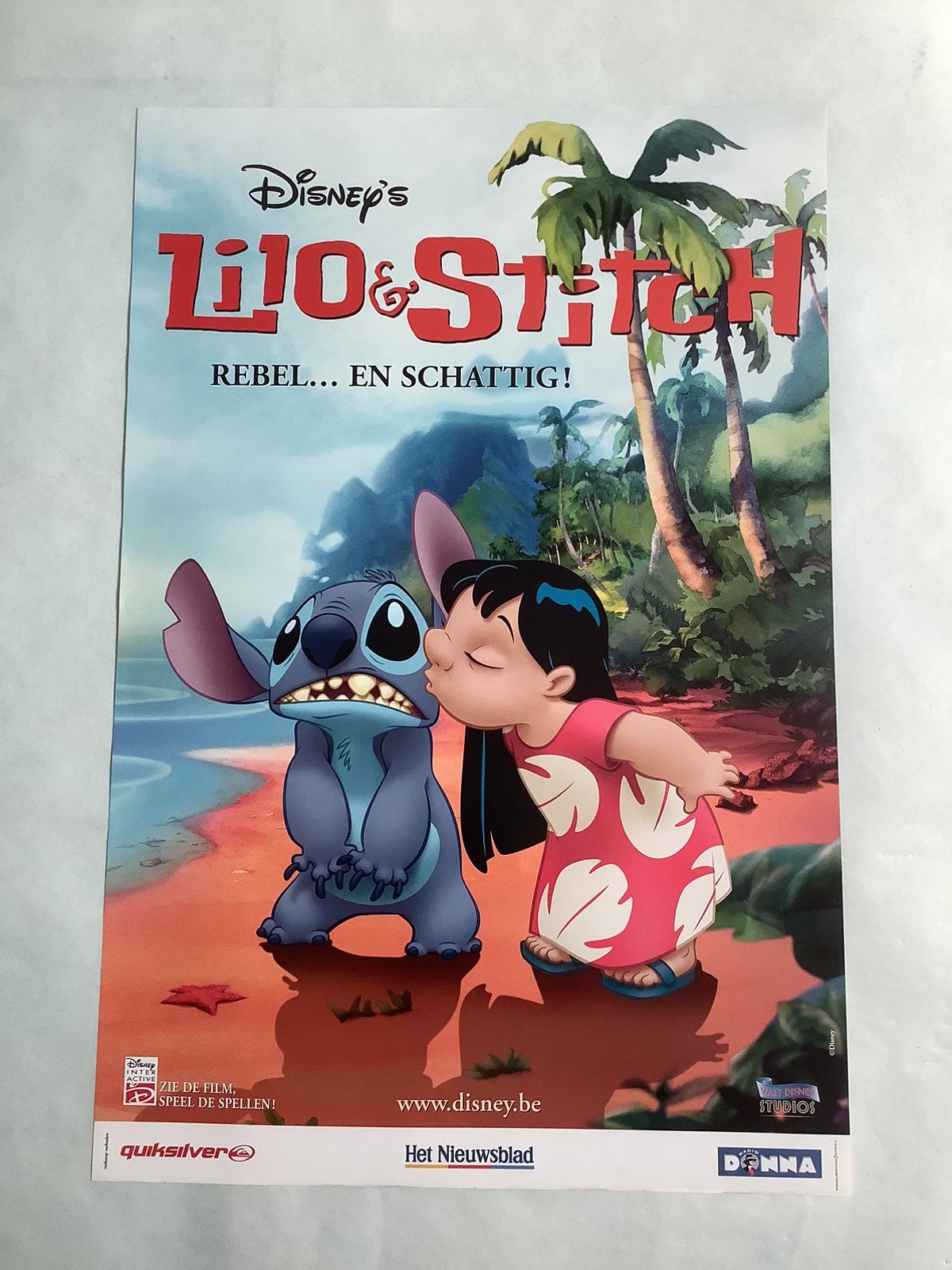 LILO & STITCH    filmposter   40-60 cm, Verzamelen, Disney, Ophalen of Verzenden, Zo goed als nieuw