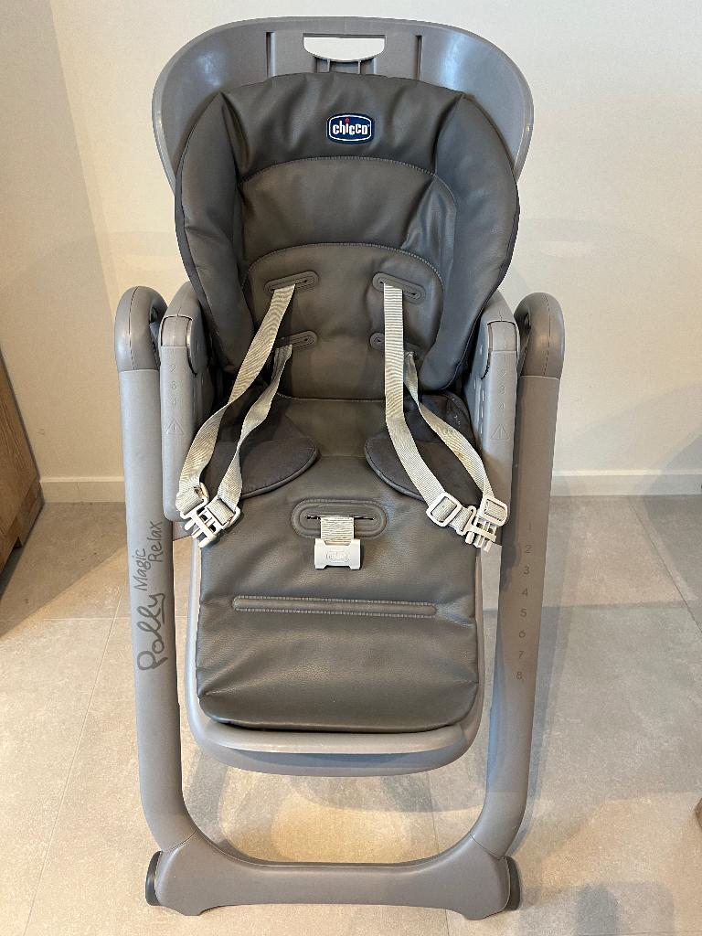 Meegroeistoel Chicco Polly Magic Relax, Kinderen en Baby's, Ophalen, Gebruikt, Inklapstoel, Gordel(s)