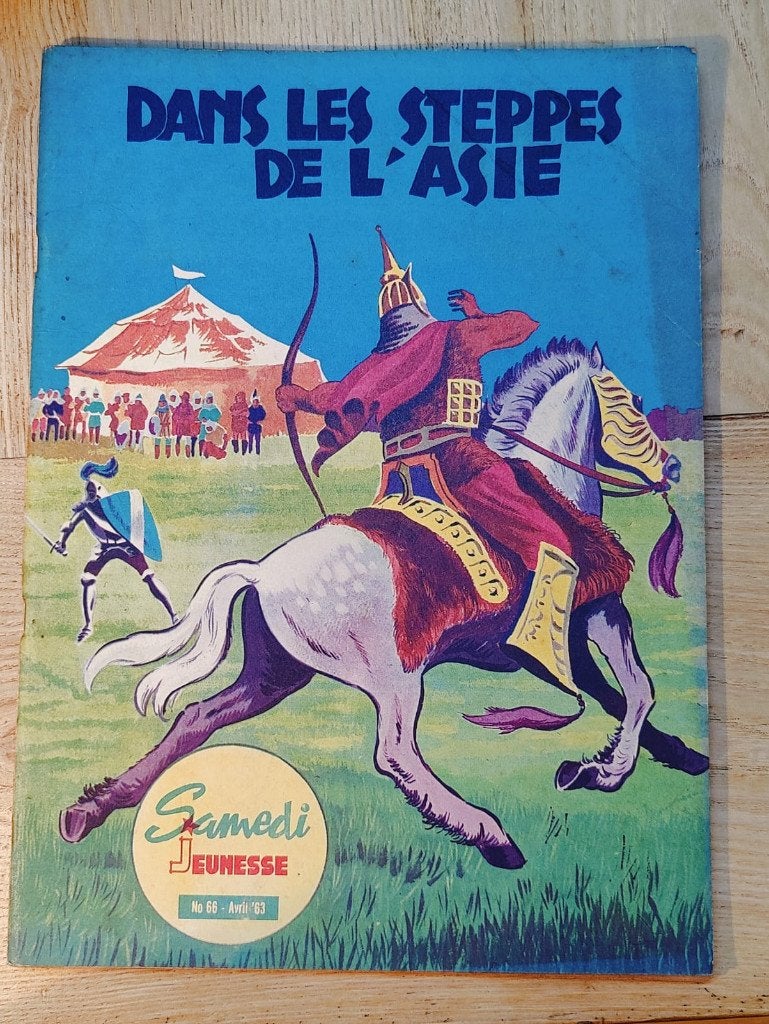 Lot van 53 strips Samedi Jeunesse 1959-1971, Boeken, Meerdere stripboeken, Ophalen, Gelezen