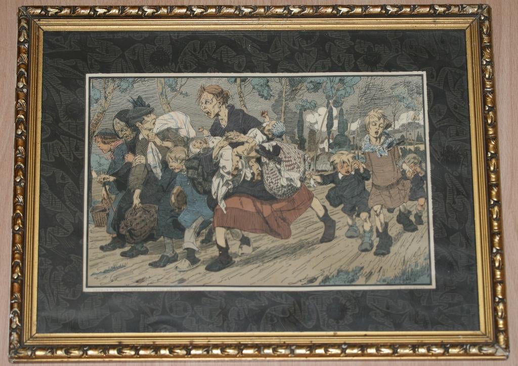 Alfred Ost (1884-1945) Litho 1914, Ophalen of Verzenden