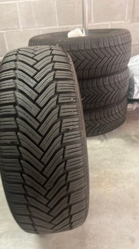 Pneu michelin alpin6 205/55 r16, Pneus hiver, Pneu(s), Enlèvement, Utilisé
