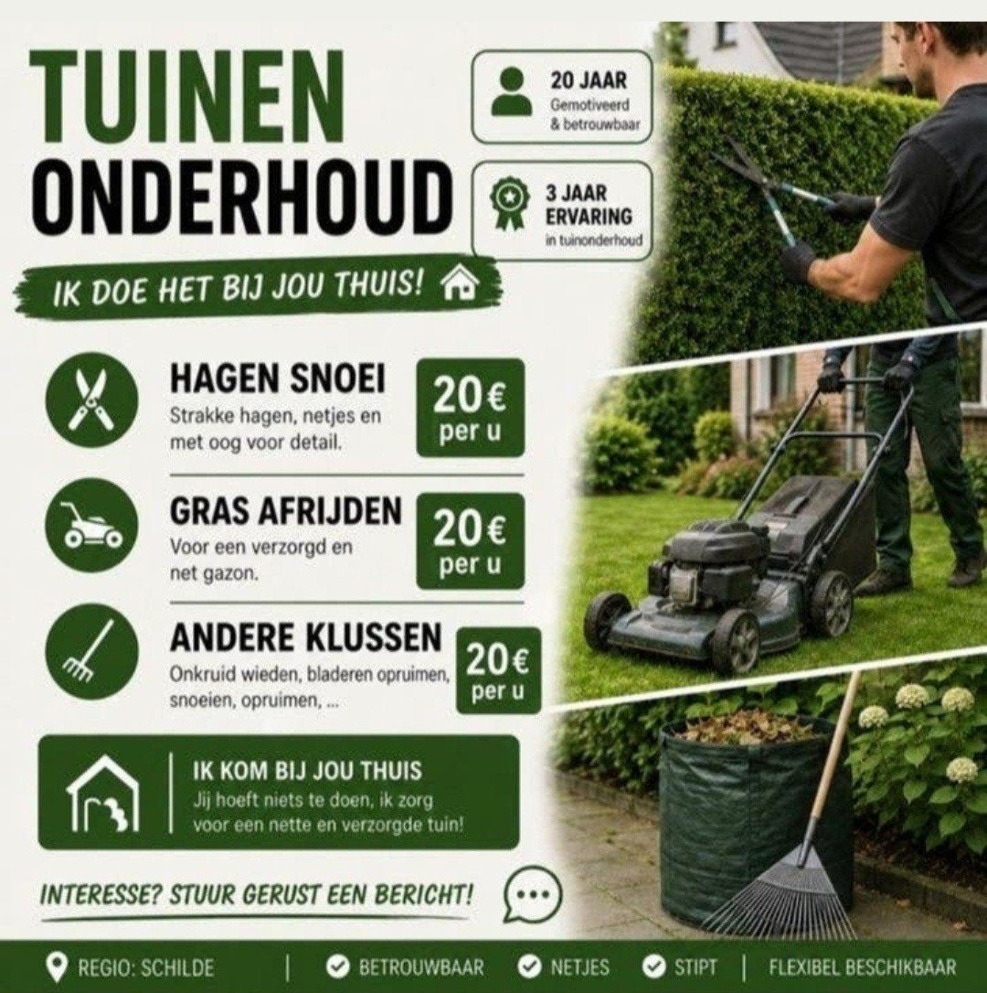 Tuinman nodig, Jardin & Terrasse, Sécateurs, Enlèvement
